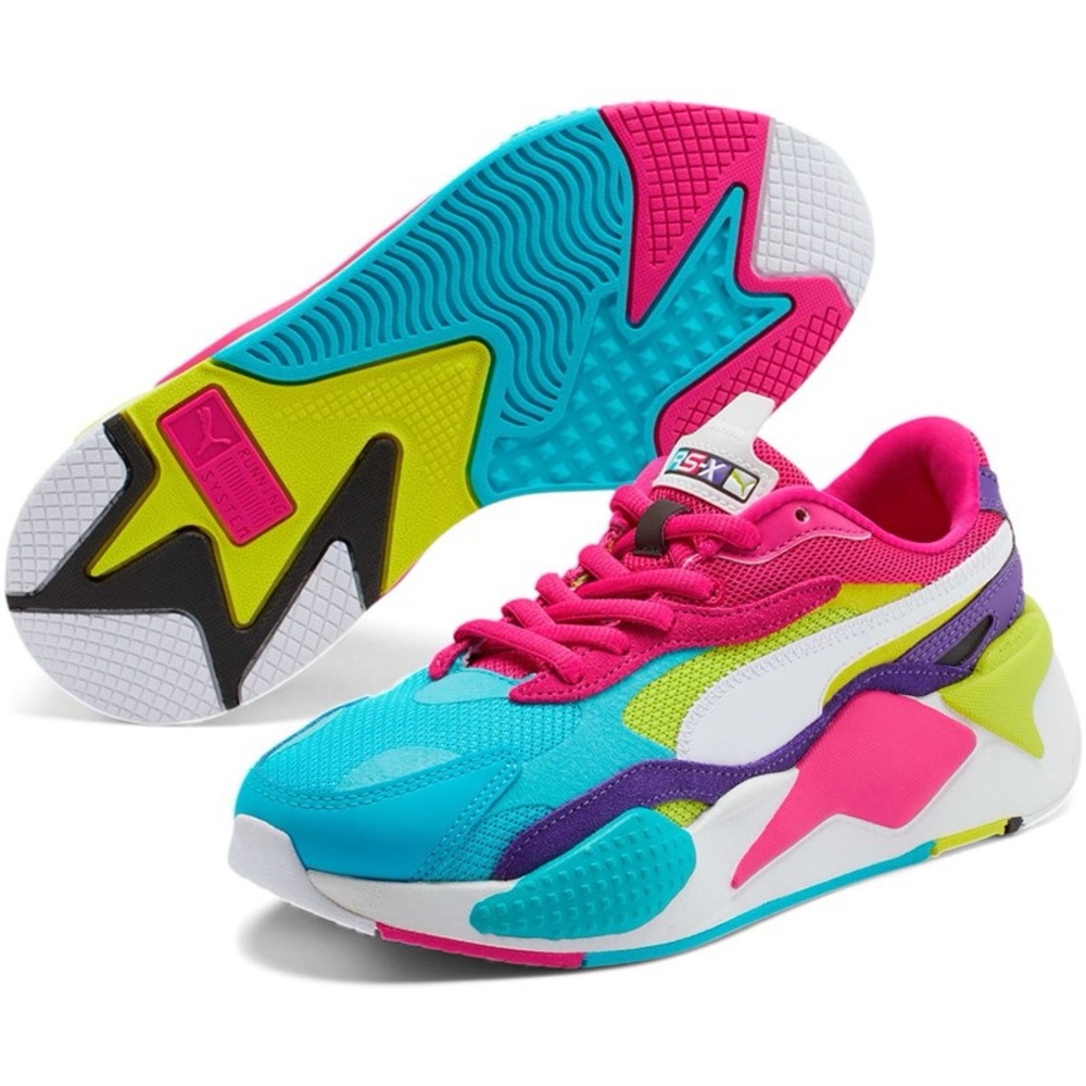Puma RS-X Toys Pink White Multi Color Women’s US Size 8